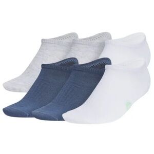 adidas Boys Youth Superlite Classic 6-Pack No-Show Socks